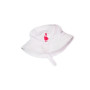 Z_White Bucket Hat Infant Pink D